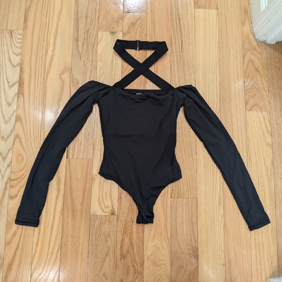 NWT SKIMS FITS EVERYBODY WRAP LONG SLEEVE BODYSUIT - Picture 7 of 7